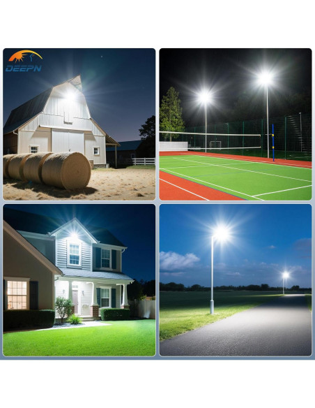 Luz Solar de Calle Deepn 9000W con Sensor de Movimiento - 2 Paquete