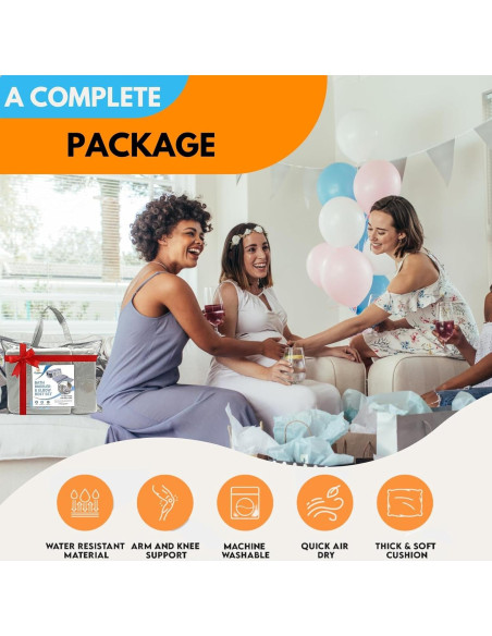 Juego Almohadillas Baño Bebé Neopreno y Poliester 3.81cm