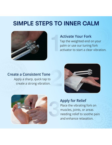 Tenedor de Afinación Ponderado Otto 128 Hz - Omnivos