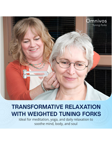 Tenedor de Afinación Ponderado Otto 128 Hz - Omnivos