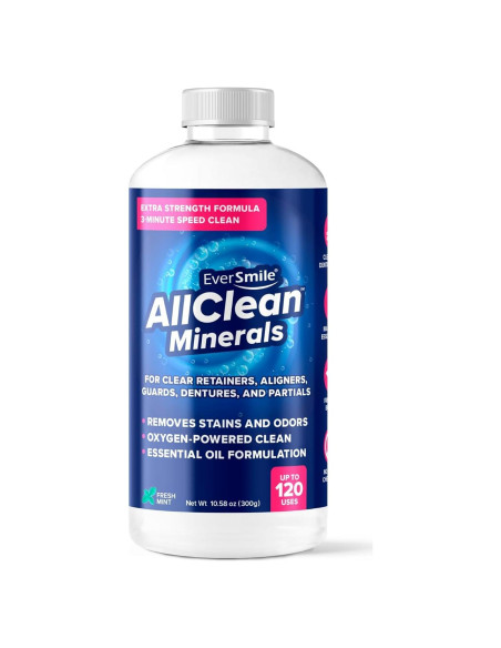 Limpiador Profundo EverSmile AllClean Minerales 300g - Alineadores y Retenedores