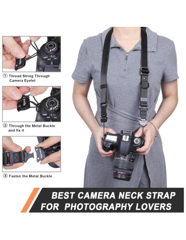 Correa para cámara Vigorport ajustable 94-153 cm nylon