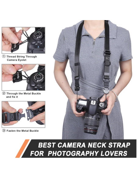 Correa para cámara Vigorport ajustable 94-153 cm nylon