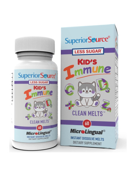 Melts Inmunidad Limpia para Niños Superior Source - 60 Tabletas