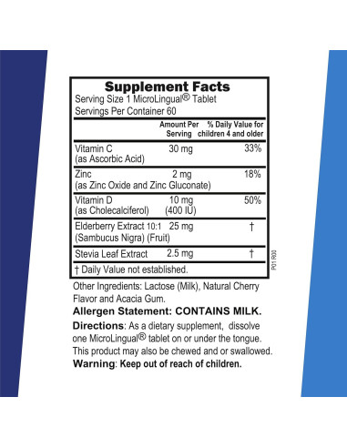 Melts Inmunidad Limpia para Niños Superior Source - 60 Tabletas