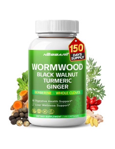Suplemento Digestivo Wormwood NESSARIT 150 Cápsulas 8700 mg