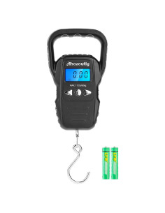 Escala Digital de Pescado AHOSOUTLY 50kg Pantalla LCD Grande