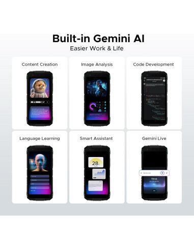 DOOGEE Fire 3 Pro Teléfono Resistente 16GB/128GB IP68