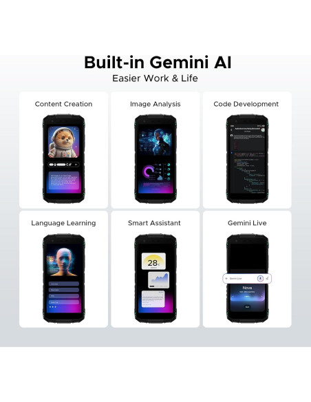DOOGEE Fire 3 Pro Teléfono Resistente 16GB/128GB IP68