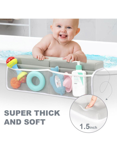 Cojín de Baño para Bebés TOUA con Soporte para Rodillas y Codos