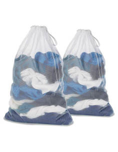 Bolsa de Lavandería de Malla Ruibo 91x61 cm Reutilizable 2 Pzas