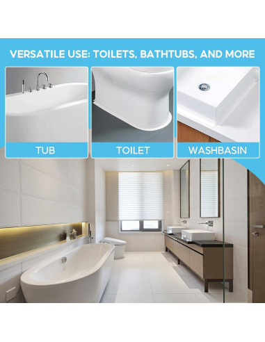 Cinta de Calafateo Autoadhesiva Blanca 3.8CM x 3.2M - 2 Rollos