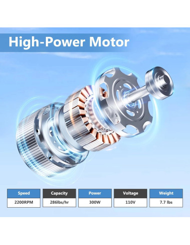 Máquina de Hielo Raspado YODHOSA 300W 130 kg/h Acero Inoxidable