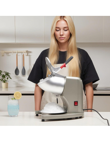 Máquina de Hielo Raspado YODHOSA 300W 130 kg/h Acero Inoxidable