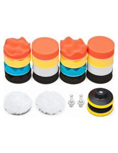 Kit de Pulido Automotriz Petutu 22 Piezas 80mm