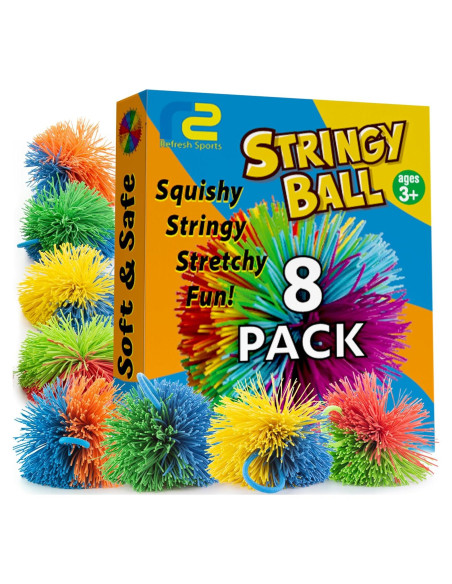 Pelotas Sensoriales 8 Paquete Refresh Sports - Juguetes Antiestrés