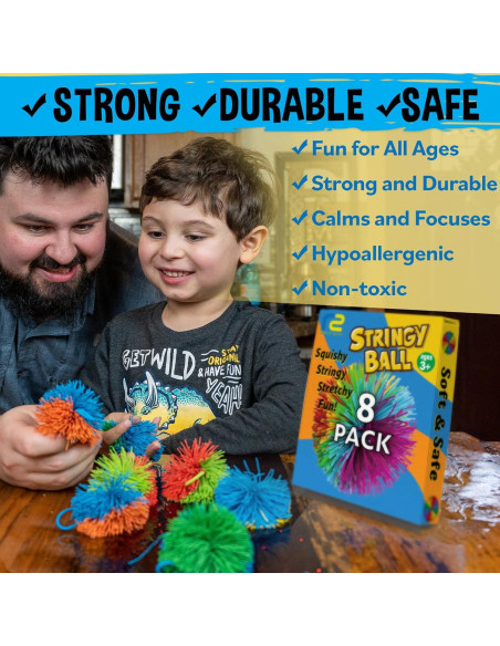 Pelotas Sensoriales 8 Paquete Refresh Sports - Juguetes Antiestrés