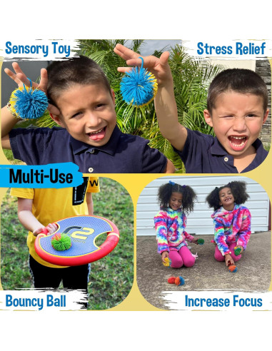 Pelotas Sensoriales 8 Paquete Refresh Sports - Juguetes Antiestrés