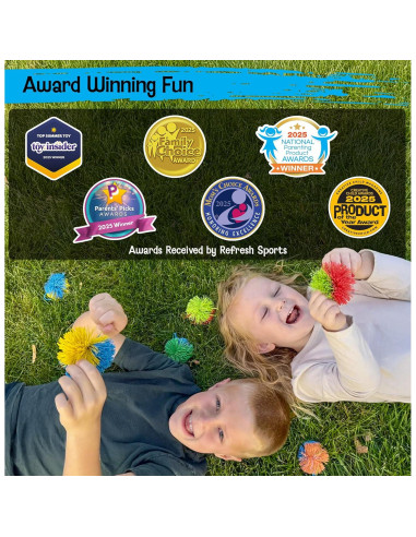 Pelotas Sensoriales 8 Paquete Refresh Sports - Juguetes Antiestrés