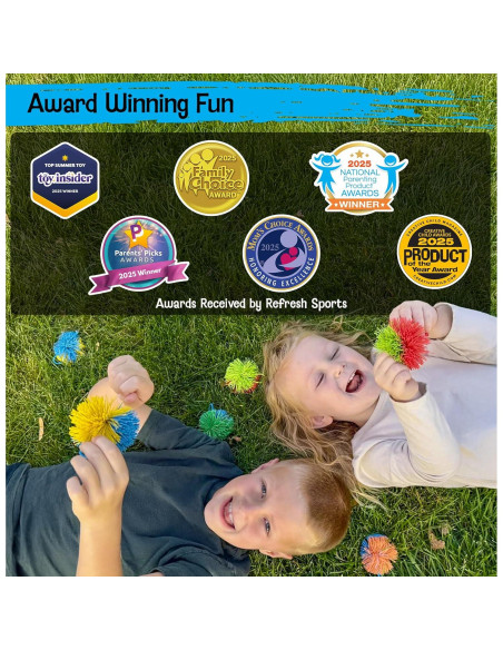 Pelotas Sensoriales 8 Paquete Refresh Sports - Juguetes Antiestrés