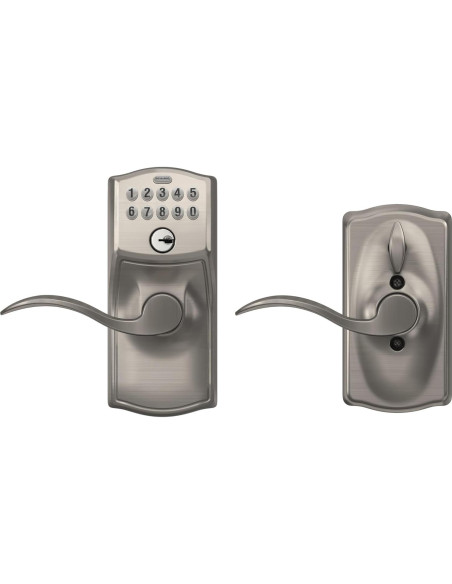 Cerradura de Puerta Schlage FE595VCAM619ACC Teclado Satinado