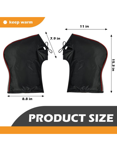 Guantes de Manillar Tallew para Motocicleta Invierno 1 Par