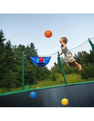 Aro de Baloncesto para Trampolín XATAMIO con Bomba y 4 Pelotas