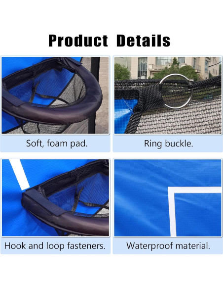 Aro de Baloncesto para Trampolín XATAMIO con Bomba y 4 Pelotas