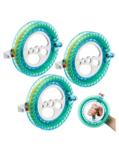 Juego de Carrete de Cometa Aoriher 3 Pcs 18 cm con Hilo 200 m