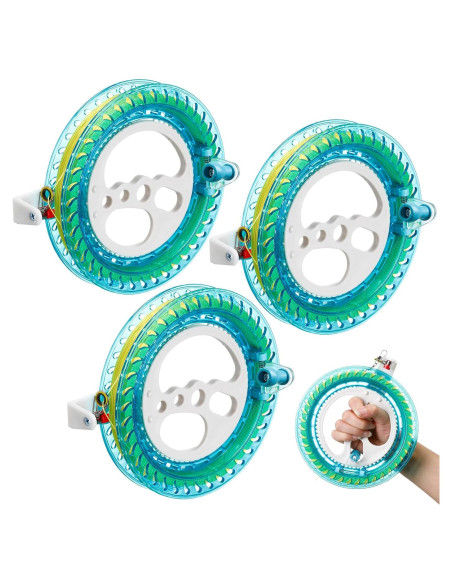 Juego de Carrete de Cometa Aoriher 3 Pcs 18 cm con Hilo 200 m