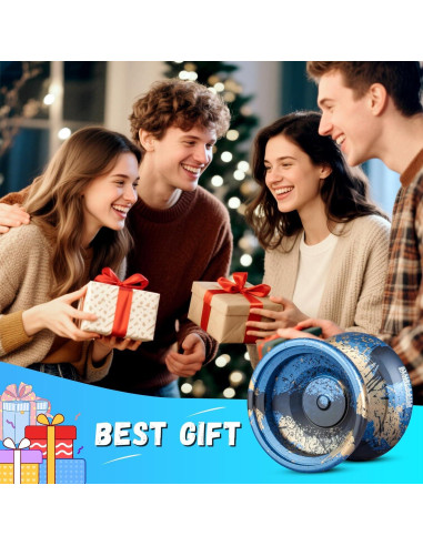 Yoyo Metálico TK2 Profesional para Niños y Adultos - Azul