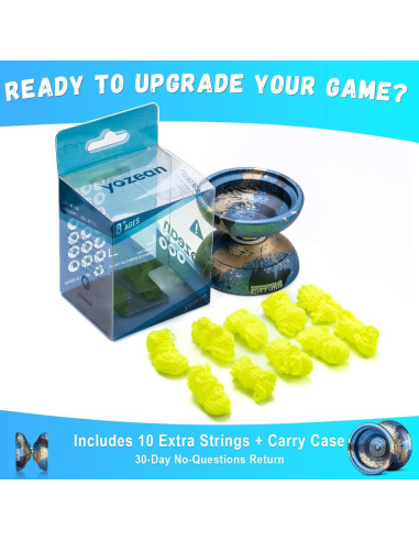 Yoyo Metálico TK2 Profesional para Niños y Adultos - Azul