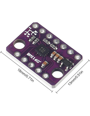 Módulo Sensor Acelerómetro Giroscopio Alinan GY-BMI160 3 Ejes
