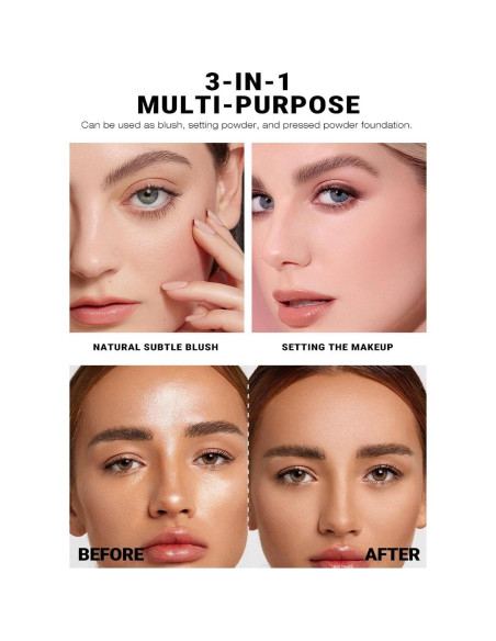 Base en Polvo Prensado Young Vision Rosa Etéreo 11.89g