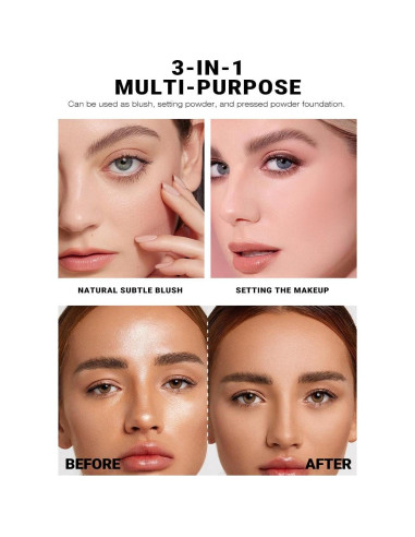 Base en Polvo Prensado Young Vision Rosa Etéreo 11.89g