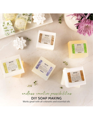 Muestra de Base de Jabón Pifito Melt and Pour 3.18 kg - 7 Variedades