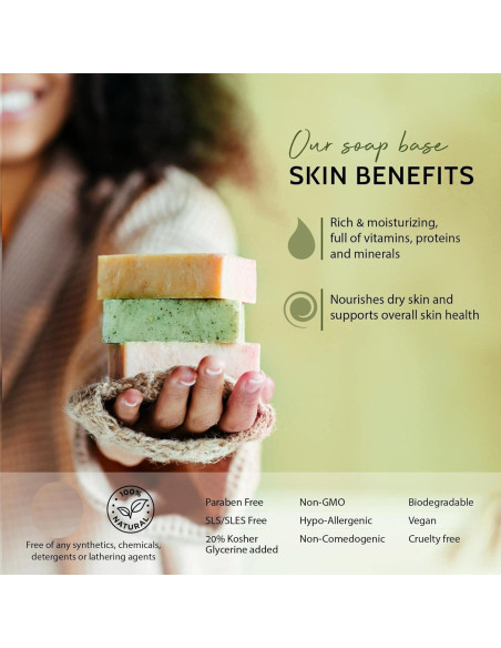 Muestra de Base de Jabón Pifito Melt and Pour 3.18 kg - 7 Variedades