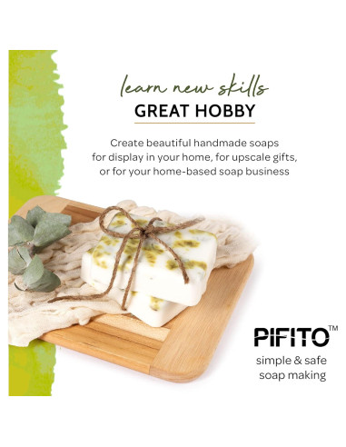 Muestra de Base de Jabón Pifito Melt and Pour 3.18 kg - 7 Variedades