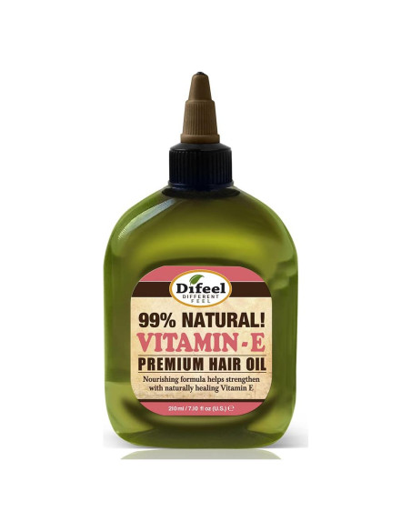 Difeel Aceite Natural para Cabello - Vitamina E 200g (4-Pack)