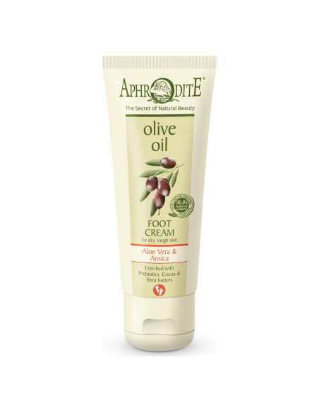 Crema para Pies Aphrodite 75 ml - Aceite de Oliva y Aloe Vera
