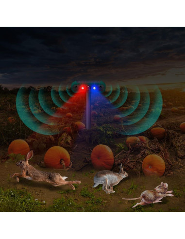 Alarma Solar de Movimiento WONFAST 129db Verde IP55 4 Modos