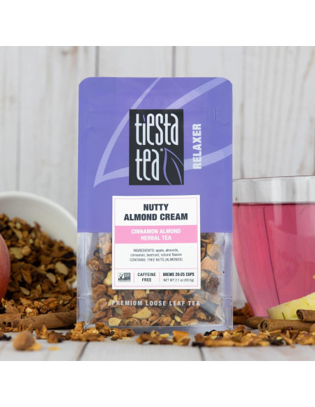 Té Herbal Tiesta Tea Crema de Almendra Nutty 59.87g - 25 Tazas