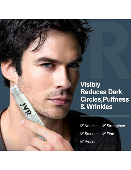 Crema para Ojos JVR con Cafeína y Rodillo 20 ml - Anti-Ojeras