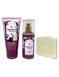 Mini Fragancia Cereza Dulce Baño y Cuerpo Trabajos 70g