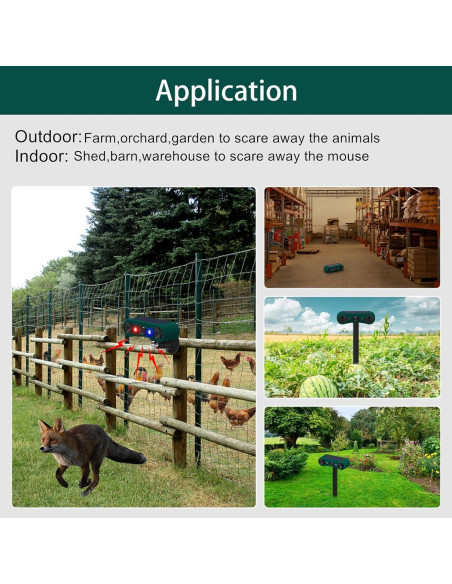 Alarma Solar de Movimiento WONFAST 129db Verde IP55 4 Modos