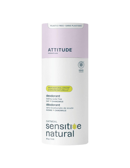 Desodorante Vegano ATTITUDE Manzanilla 85g Piel Sensible