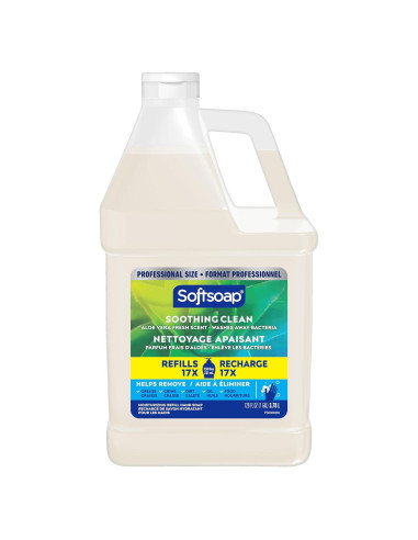 Jabón Líquido para Manos Softsoap 3.78L Aloe Vera - Limpieza Suave