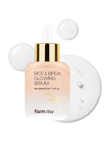 Suero Iluminador de Arroz y Bifida Farmstay 35 ml - Corrector de Manchas