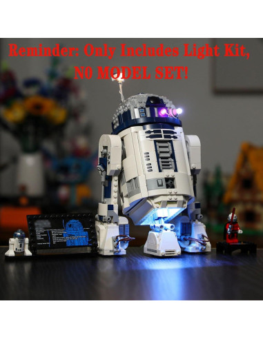 Kit de Luz LED MENZAVA para Lego 75379 R2-D2 - 109.5g