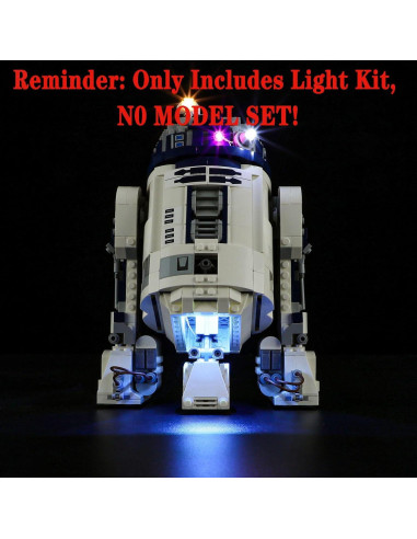 Kit de Luz LED MENZAVA para Lego 75379 R2-D2 - 109.5g